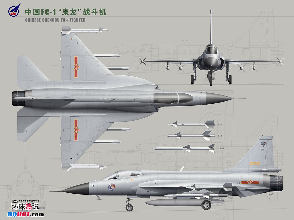 中国现役战机图集