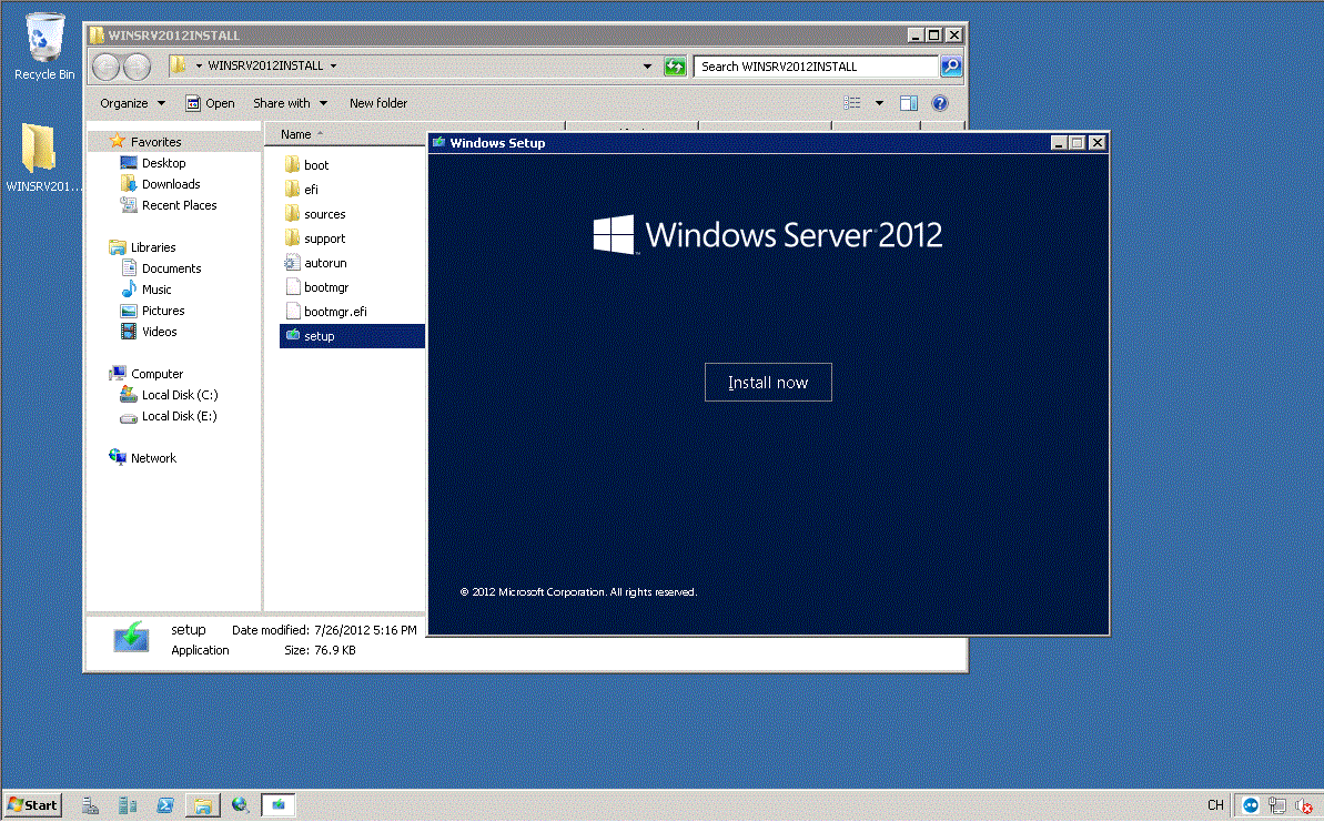 升级windows server 2008 r2 hyper-v 主机到windows server 2012